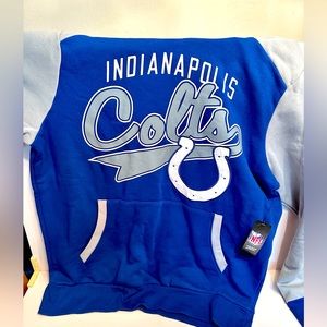 NFL NWT INDIANAPOLIS COLTS GRAPHIC LOGO SWEATSHIRT, XL